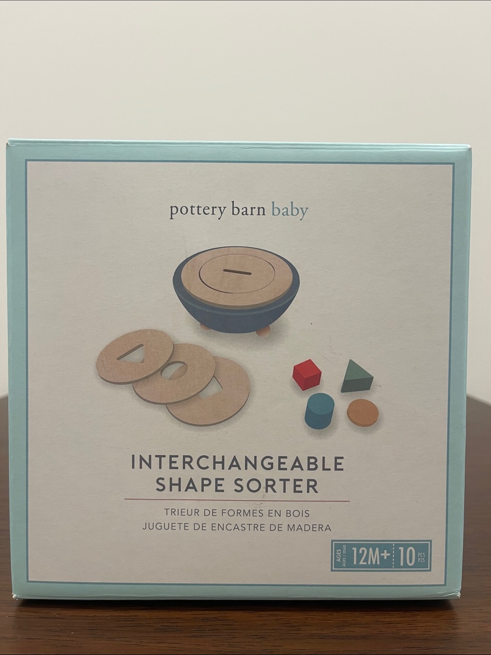 Pottery Barn Baby Interchangeable Shape Sorter (New in Box)